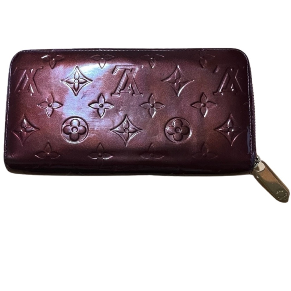Louis Vuitton Monogram Vernis Zip Around Long Wallet, Purple - Picture 10 of 10